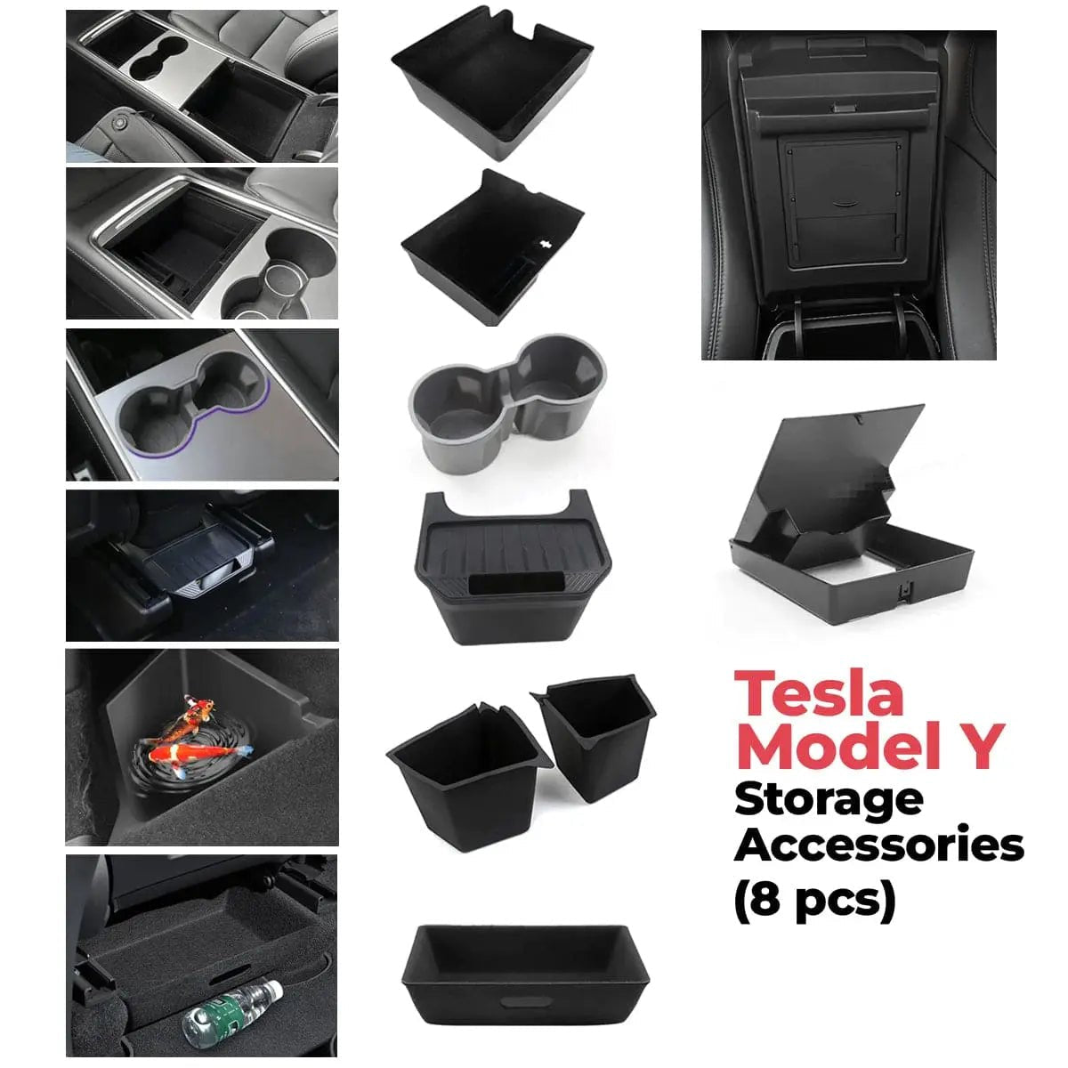 Tesla Model Y Storage Accessories Interior Organiser — Australia